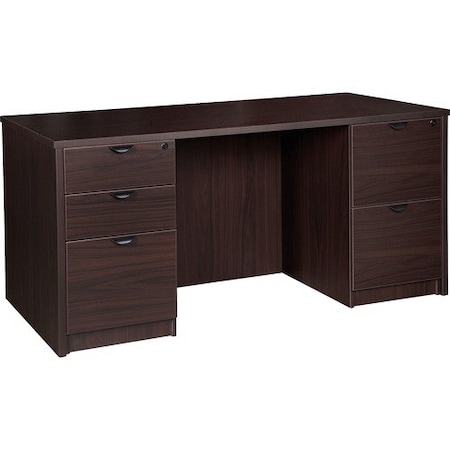 Lorell DESK, DBL, PED, 30X66, ES LLRPD3066DPES